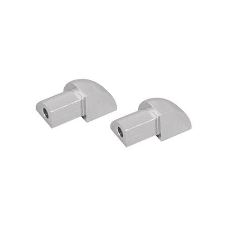 TARA ALUMINUM CORNER CONNECTOR FOR TRIM ROUND SHAPE 12MM MATT SILVER