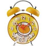 ECHT 4 INCH ALARM CLOCK FOR KIDS CARTOON GALAXY YELLOW