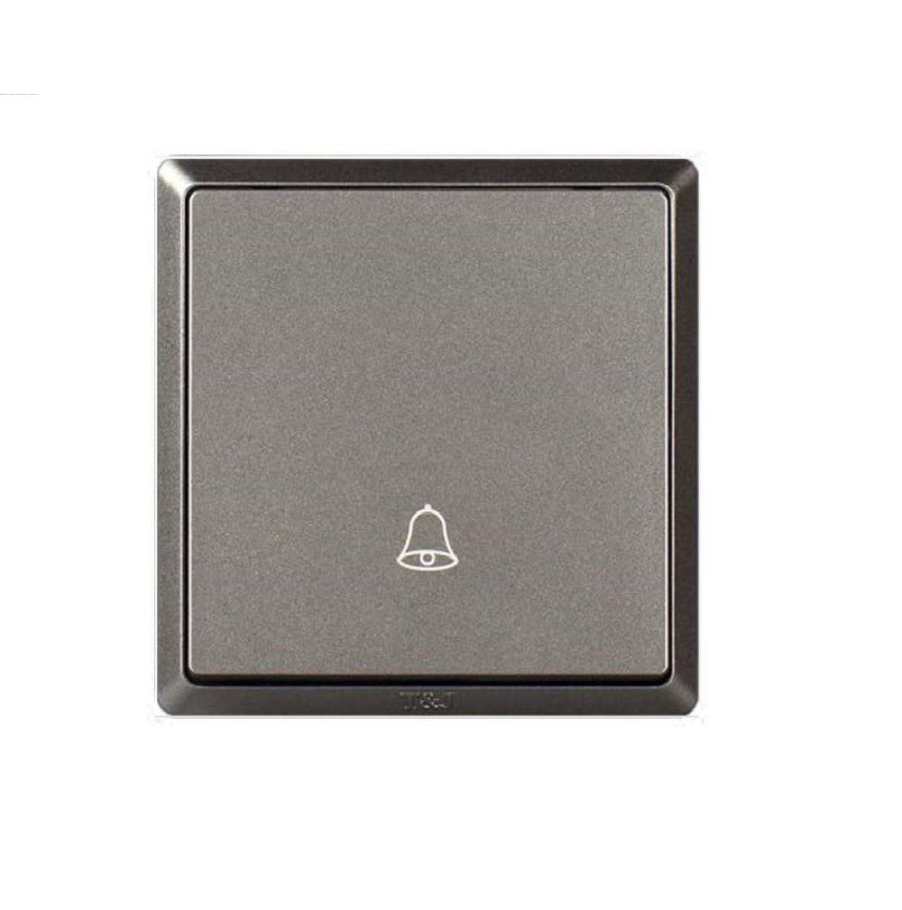 16A 250V 1 GANG BELL SWITCH CHAMPAGNE GREY HC2711-B-ST5 INFINIT T&J