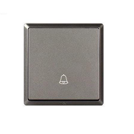 16A 250V 1 GANG BELL SWITCH CHAMPAGNE GREY HC2711-B-ST5 INFINIT T&J