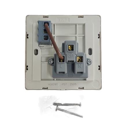 13A 1G UNIVERSAL SWITCH SOCKET DARK CHAMPAGNE HC8318S-PS7 INFINIT T&J