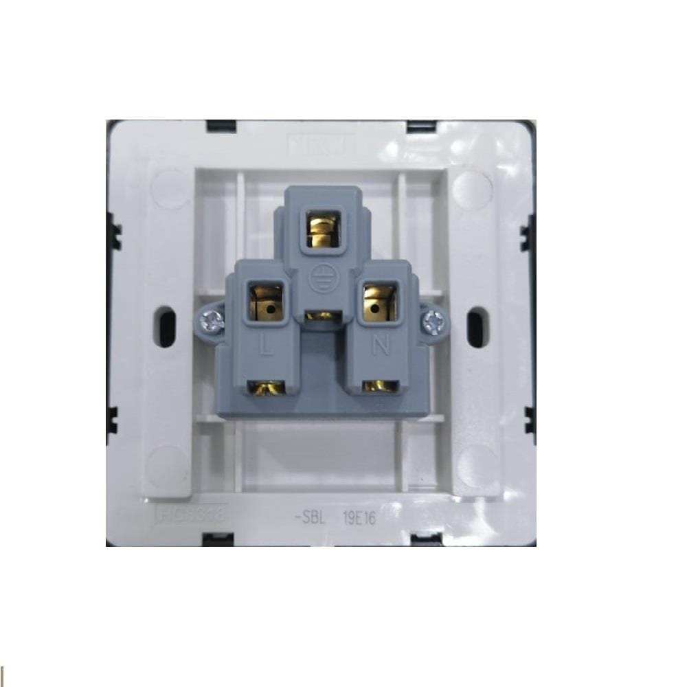13A 1G UNI SWITCH SOCKET HC8318S-WH INFINIT T&J