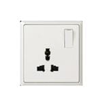 13A 1G UNI SWITCH SOCKET WHITE HC8318S-WH INFINIT T&J