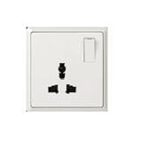 13A 1G UNI SWITCH SOCKET HC8318S-WH INFINIT T&J