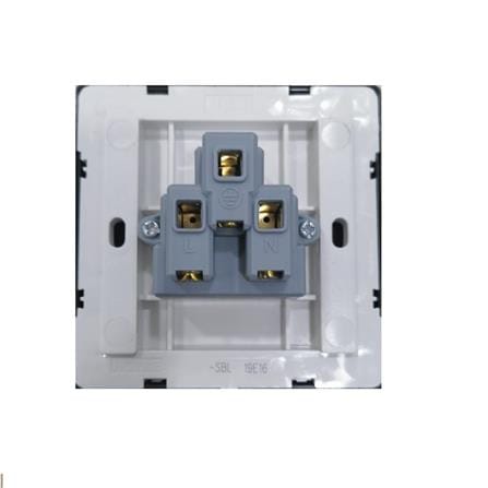13A 1G UNI SWITCH SOCKET CHAMPAGNE GREY HC8318S-ST5 INFINIT T&J