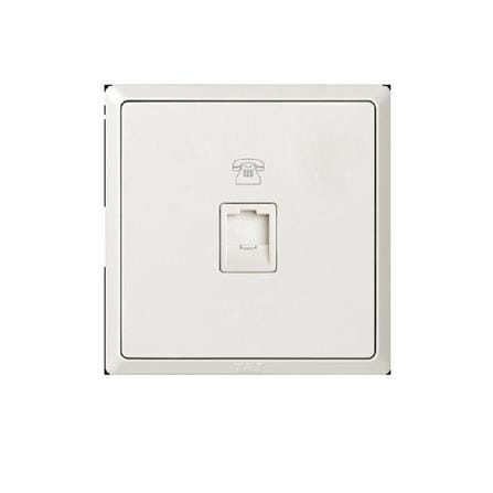 1 GANG RJ12 PHONE SOCKET WHITE HC4201-TU-WH INFINIT T&J