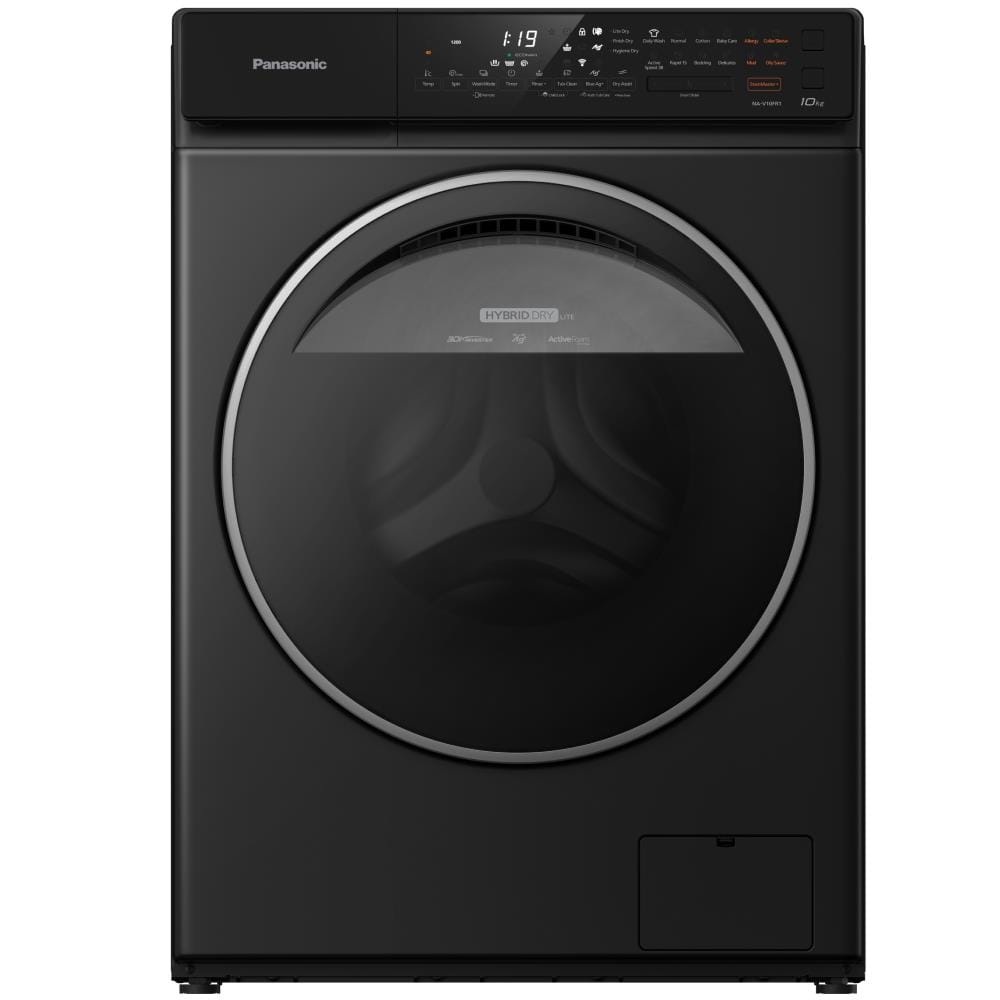 PANASONIC FRONT LOAD WASHING MACHINE NA-V10FR1BMY 10KG BLACK