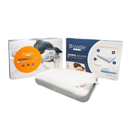 NOVELLE NANO SILVER MEMORY PILLOW 40X60X12CM