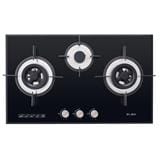ELBA GAS HOB EGH-K8943G(BK) 3BURNERS 5.0KW 76CM
