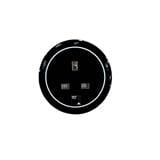 YETPLUS AC2101 BRITISH 13A GLASS SOCKET BLACK