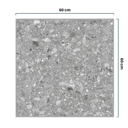 CITIGRES FLOOR TILE PORCELAIN GLAZED 60X60CM MOSAIC GREY CGD66861 1.44M2