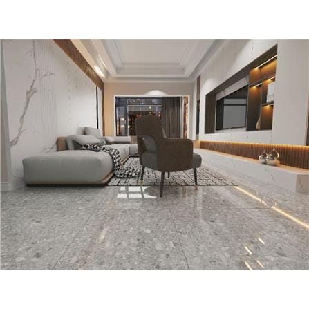 CITIGRES FLOOR TILE PORCELAIN GLAZED 60X60CM MOSAIC GREY CGD66861 1.44M2
