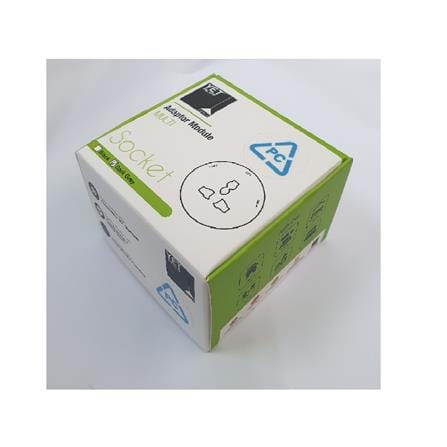 YETPLUS AC2202 MULTI 13A SOCKET DARK GREY