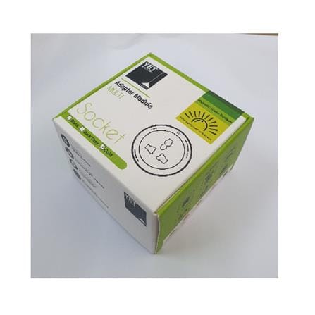 YETPLUS AC2102 MULTI 13A GLASS SOCKET BLACK