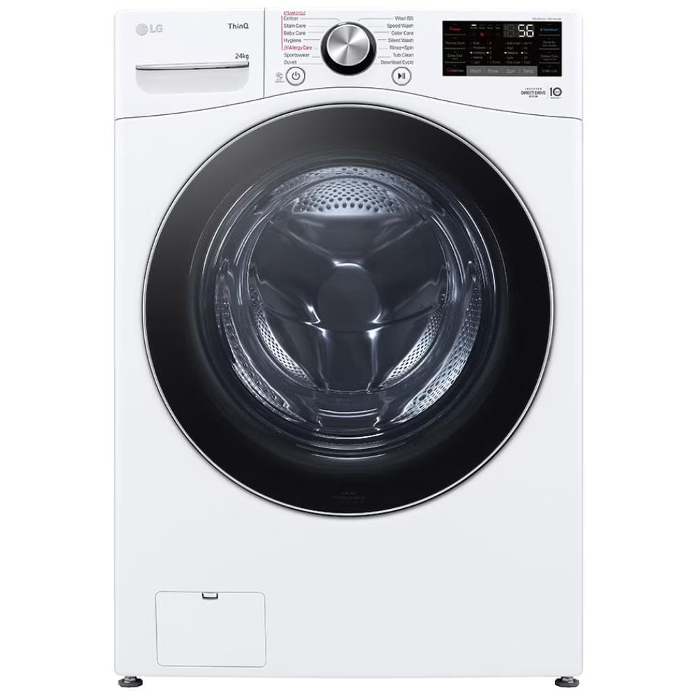 LG FRONT LOAD WASHING MACHINE F2724SVRW 24KG WHITE