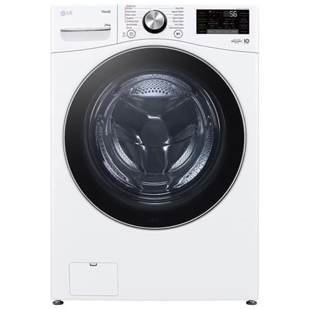 LG FRONT LOAD WASHING MACHINE F2724SVRW 24KG WHITE