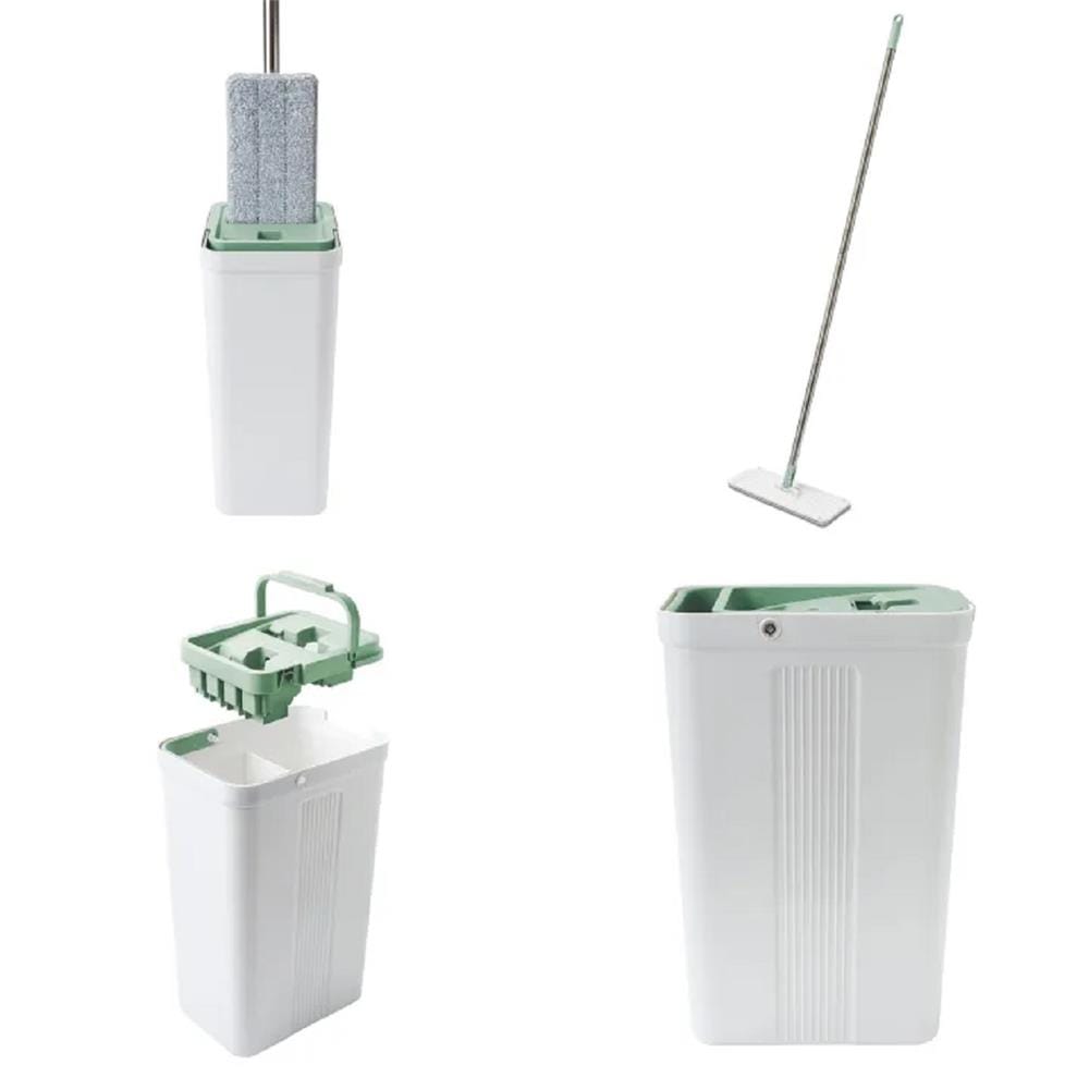 FLAT MOP WITH BUCKET SCOTCH BRITE