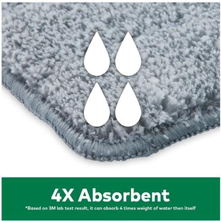 SCOTCH BRITE ANDS-FREE FLAT MICROFIBER MOP REFILL PACK (2PCS/PACK)