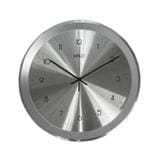 HALO WALL CLOCK 13 INCH SILVER ALUMINIUM