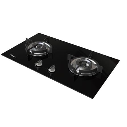 RUBINE GAS HOB RGH-CALDO2B-BL 76CM 2BURNERS 5.2KW