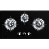 RUBINE GAS HOB RGH-CALDO3B-BL 5.2+2.0KW 3BURNERS 80CM