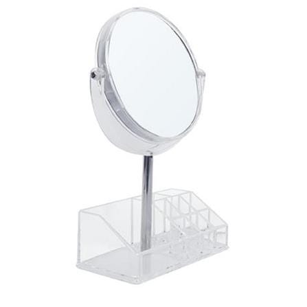 MOYA MIRROR ROUND STAND KB61535 CLEAR H30XW19.7XD9.5 CM