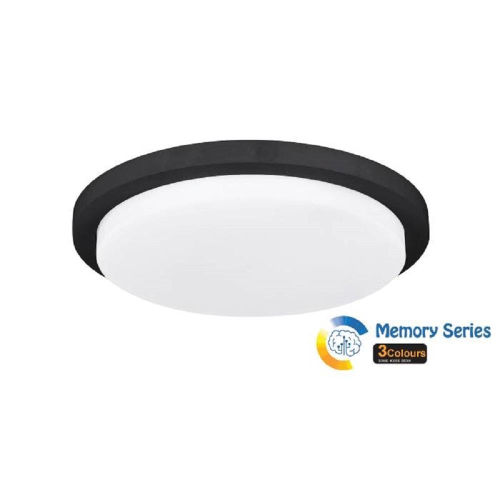 YETPLUS CEILING LAMP LED 9012 20W 3COLOR BLACK 9"