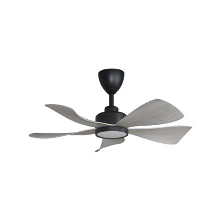 ALPHA CEILING FAN HANI 5BLADE LED GREYWOOD 36"
