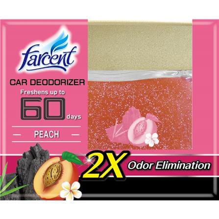 FARCENT CAR DEODORIZER  PEACH 120G