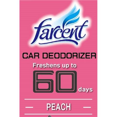 FARCENT CAR DEODORIZER  PEACH 120G