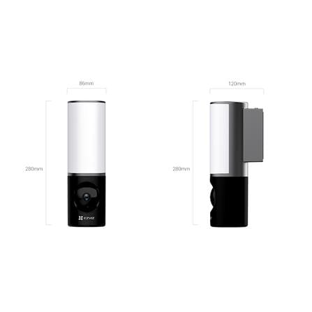 EZVIZ LC3 4MP OUTDOOR SMART SECURITY WALL-LIGHT CAMERA