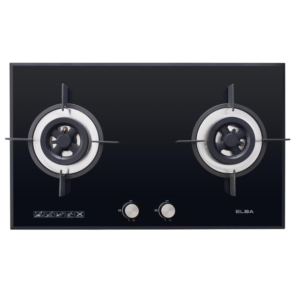 ELBA GAS HOB EGH-K8942G(BK) 2BURNER 5KW 76CM