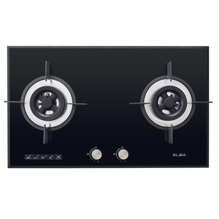 ELBA GAS HOB EGH-K8942G(BK) 2BURNER 5KW 76CM