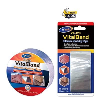 V-TECH VITALBAND BITUMEN FLASHING TAPE VT-420501C 2INCH X 1 METER