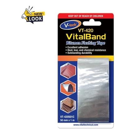 V-TECH VITALBAND BITUMEN FLASHING TAPE VT-420501C 2INCH X 1 METER