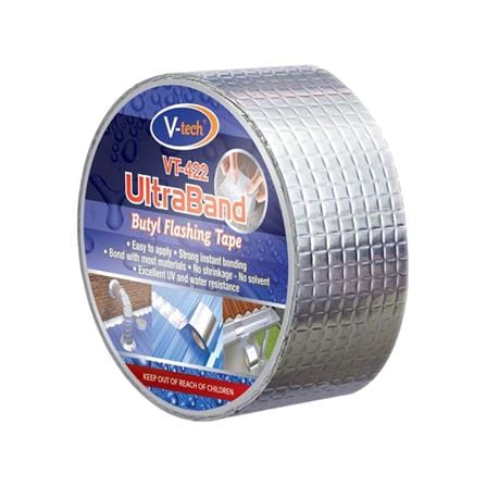 V-TECH ULTRABAND BUTYL FLASHING TAPE VT-422502M5 2INCH X 2.5 METER