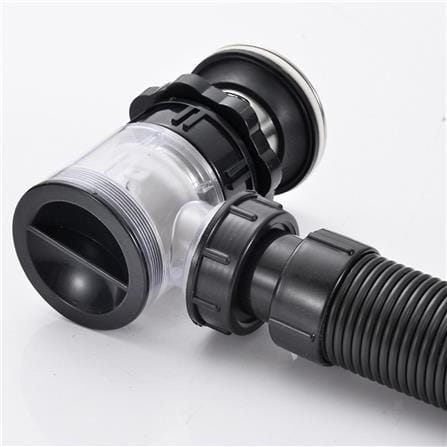 AKRON SPACE SAVING 32MM POP UP WASTE WITH P/U OUTLET HOSE 136XYN
