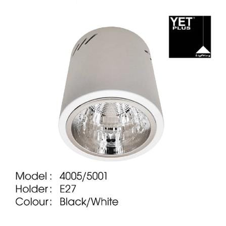 YETPLUS SURFACE DOWNLIGHT 4005 E27 ROUND WHITE