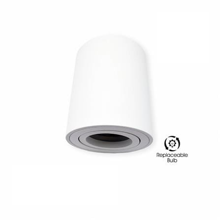 YETPLUS SURFACE EYEBALL YM008-1 GU10 ROUND WHITE