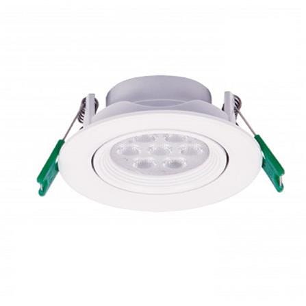 YETPLUS RECESSED EYEBALL LED EB961 5W COOL WHITE (4000K) ROUND WHITE