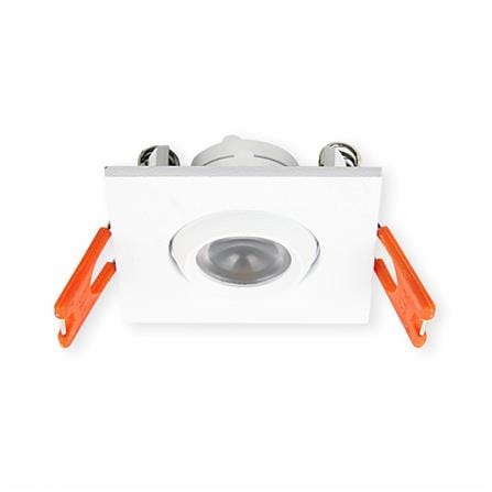 YETPLUS RECESSED EYEBALL LED EB05 3W WARM WHITE (3000K) SQUARE WHITE