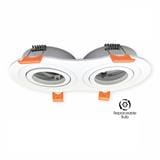 YETPLUS RECESSED EYEBALL YM003-2 GU10 ROUND WHITE