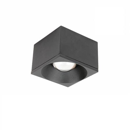 YETPLUS SURFACE DOWNLIGHT LED S1002 7W WARM WHITE (3000K) SQUARE BLACK