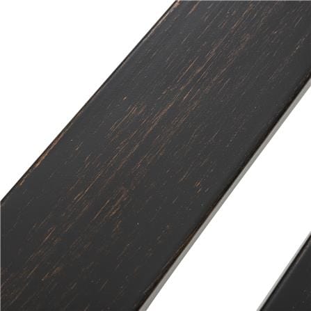PATIO IRON BENCH SPRING EVELYN PALM BRONZE