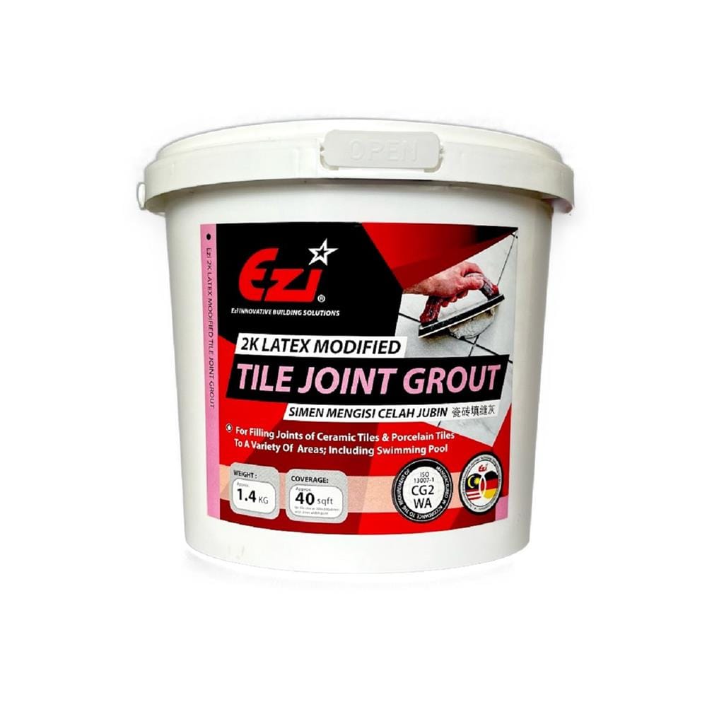 EZI EZI2K LATEX MODIFIED TILE JOINT GROUT IVORY 302 1.4KG