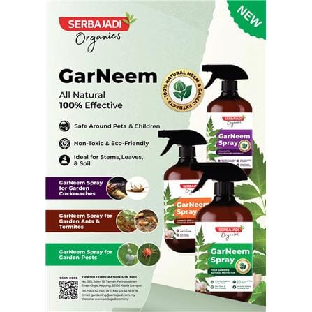 SERBAJADI GARNEEM SPRAY FOR GARDEN PESTS (500ML)