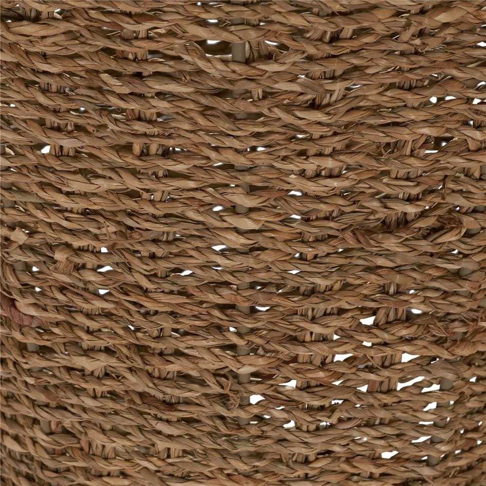 CLOTH BASKET TALL SQUARE SAAN M 31X22X15.5CM BROWN PLIM TG52056