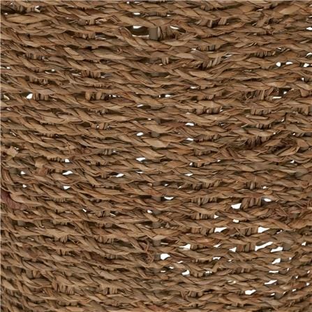CLOTH BASKET TALL SQUARE SAAN M 31X22X15.5CM BROWN PLIM TG52056