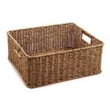 CLOTH BASKET TALL SQUARE SAAN L 40X34X16CM BROWN PLIM TG52061
