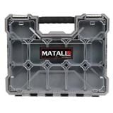 MATALL TOOL STORAGE BOX DIY HL-3086-F 12 SLOTS GREY
